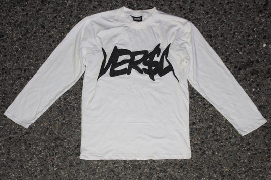 VER$A White long sleeve tee